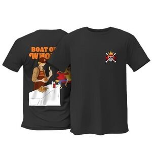 One Piece Burger King Shirt 2 Sided
